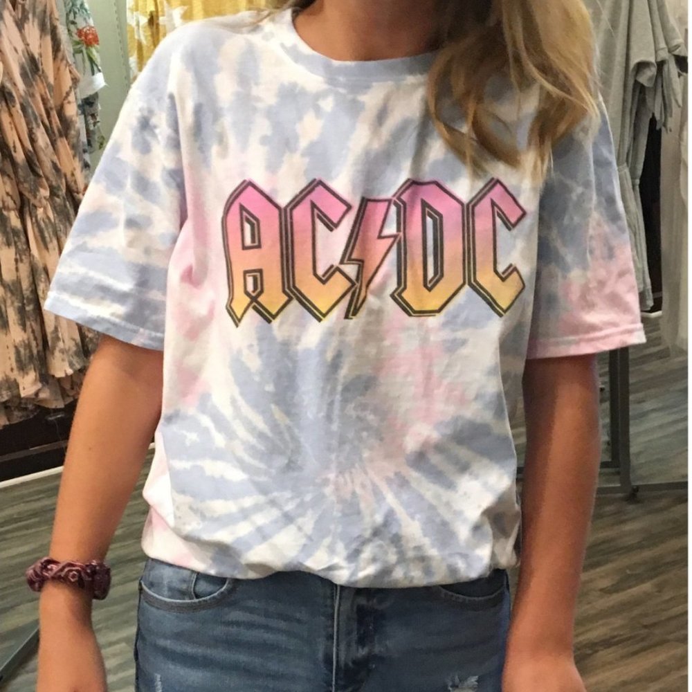 Tie Dye AC/DC Tee
